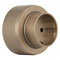 Розетка с заземлением на треке arte milano am-track-sockets-39 397951ts-es gold